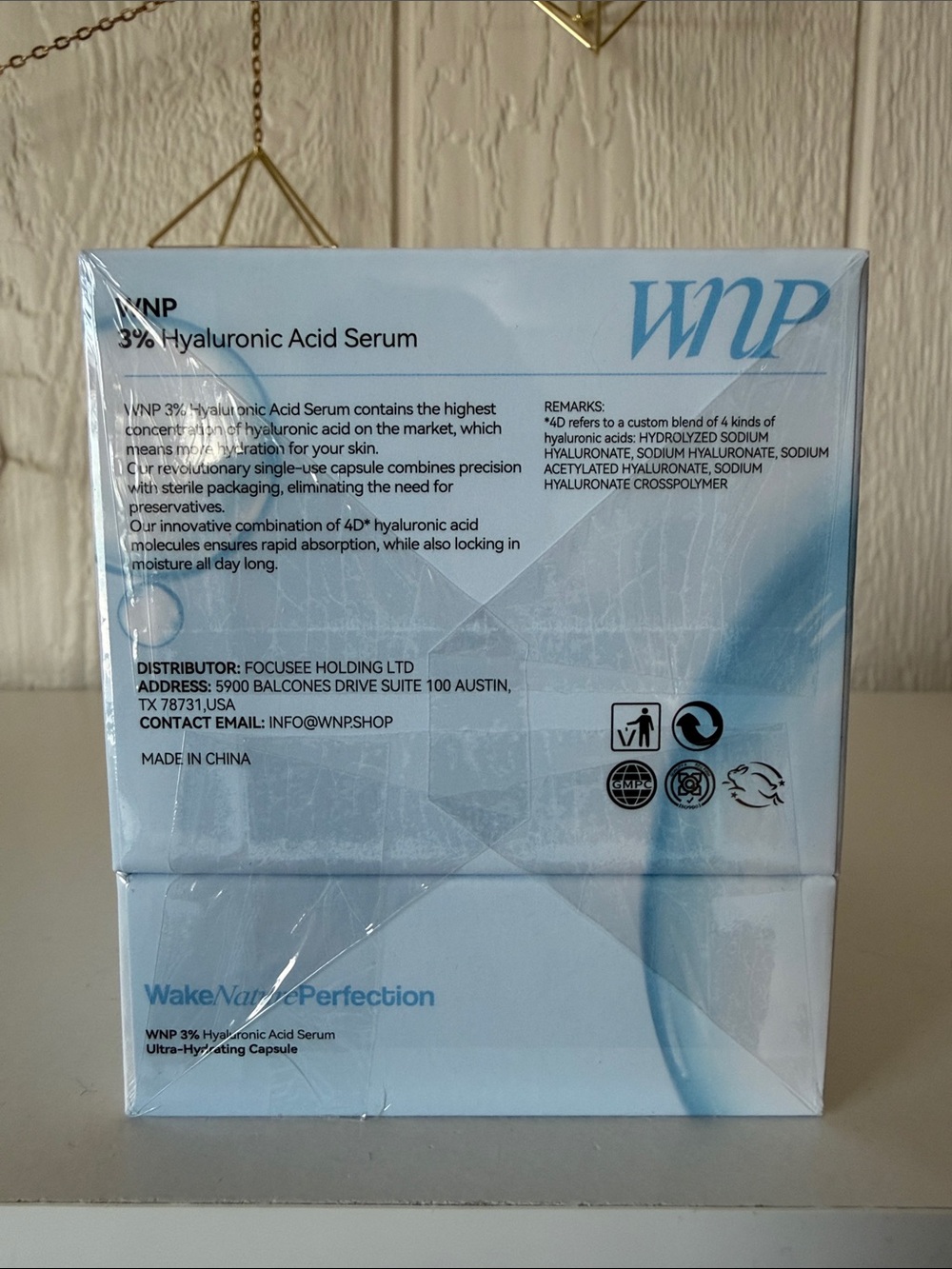 New Wake Nature Perfection 3% Hyaluronic Acid Serum Ultra-Hydrating Capsule 30 - Picture 5 of 6